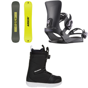 Arbor Arbor Draft Snowboard 2027 - 152 Package (152 cm) + S Mens in Black size 152/S | Nylon - $793.68 at evo