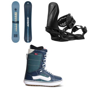 Arbor Arbor Metal Machine Decon Snowboard 2027 - 156 Package (156 cm) + L Mens in Black size 156/L | Aluminum - $782.91 at evo