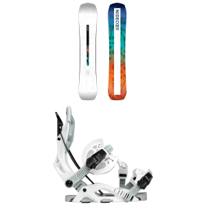 Nidecker Escape Snowboard 2027 - 159 Package (159 cm) + X-Large Mens in White size 159/Xl | Nylon