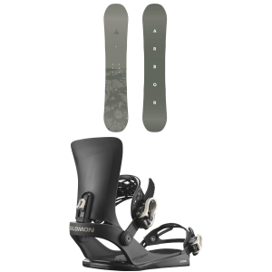 Arbor Arbor Formula Decon Snowboard 2027 - 161 Package (161 cm) + S Mens in Black size 161/S | Nylon - $602.02 at evo