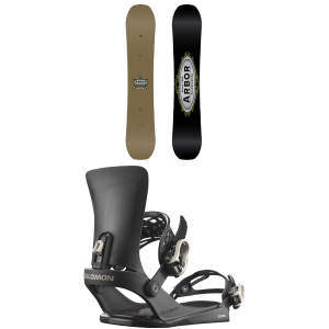Arbor Arbor Element Decon Snowboard 2027 - 164 Package (164 cm) + S Mens in Black size 164/S | Nylon - $602.02 at evo