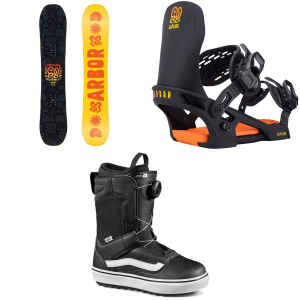Arbor Kid's Arbor Scion SnowboardKids' 2027 - 130 Package (130 cm) + S/M Kids in Orange size 130/S/M | Nylon - $535.41 at evo