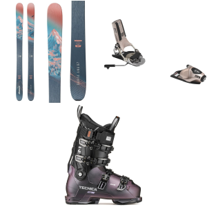 Women's Nordica Santa Ana 97 Skis 2027 - 173 Package (173 cm) + 95 Adult Alpine Bindings in Black size 173/95