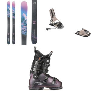Women's Nordica Santa Ana 92 Skis 2027 - 173 Package (173 cm) + 95 Adult Alpine Bindings in Black size 173/95