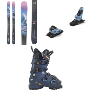Women's Nordica Santa Ana 92 Skis 2027 - 173 Package (173 cm) + 90 Adult Alpine Bindings in Black size 173/90