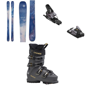 Women's Blizzard Black Pearl 88 Skis 2027 - 146 Package (146 cm) + 90 Adult Alpine Bindings in Gold size 146/90