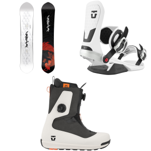 CAPiTA Kazu Kokubo Pro Snowboard 2027 - 164W Package (164W cm) + L Mens in White size 164W/L | Bamboo