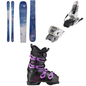 Women's Blizzard Black Pearl 88 Skis 2027 - 170 Package (170 cm) + 90 Adult Alpine Bindings in Light Blue size 170/90