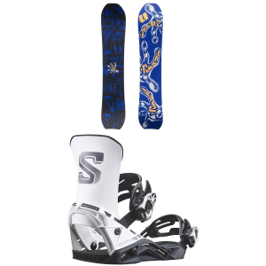 Armada Sicko Snowboard 2027 - 157 Package (157 cm) + M Mens in Black size 157/M | Bamboo