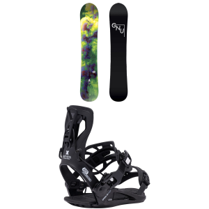 Women's GNU Setsuna LTD Snowboard 2027 - 152 Package (152 cm) + S Mens in Black size 152/S | Nylon