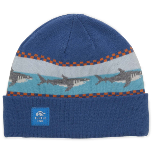Turtle Fur Kid's Turtle Fur Shark Attack Beanie Hat 2027 in Blue | Acrylic/Polyester - $30.00 at evo