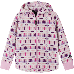 Kid's Reima Northern Fleece Hoodie 2027 Pink in Grey size 5 | Polyester