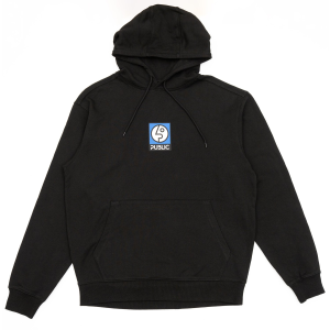 Public Snowboards Box Logo Hoodie Men's 2026 in Black size Small | Cotton