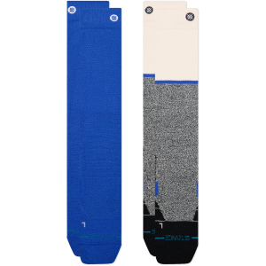 Stance Dook Mid Poly Snow Socks 2 Pack 2027 in Blue size Large
