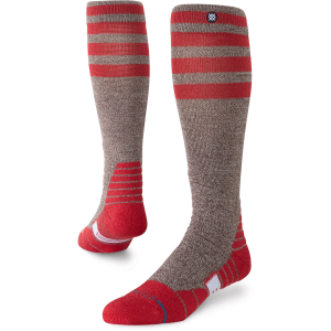 Stance Sock Monkey Mid Wool Snow Socks 2027 in Brown size Large