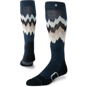 Women's Stance Thompson Mid Wool Snow Socks 2027 in Black size Medium