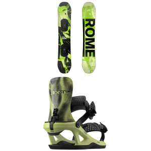 Rome Mechanic Snowboard 2027 - 153 Package (153 cm) + S Mens size 153/S | Nylon/Aluminum/Bamboo