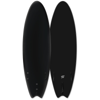 Catch Surf Blank Series Fish Tri Fin Surfboard 2026 in Black size 6'6"