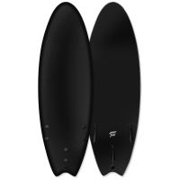 Catch Surf Blank Series Fish Tri Fin Surfboard 2026 in Black size 5'6"