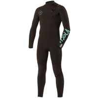 Kid's Vissla 4/3 7 Seas Chest Zip Wetsuit Boys' 2025 in Black size 6 | Neoprene