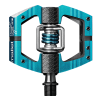 Crank Brothers Mallet E Pedals 2025 in Light Blue | Aluminum