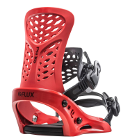 Flux PR Snowboard Bindings 2024 in Red size Medium
