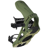 Arbor Spruce Snowboard Bindings 2024 in Green size Small/Medium | Aluminum