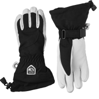 Women's Hestra Heli Gloves 2025 in Gray size 8 | Leather/Polyester