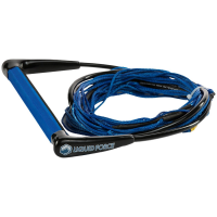 Liquid Force Comp Handle + Dyneema 65 ft Mainline 2024 in Blue | Aluminum/Polyester