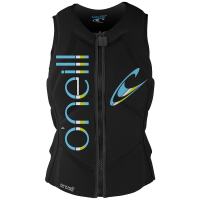 Women's O'Neill Slasher Comp Wakeboard Vest 2025 in Black size 6