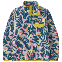 Women's Patagonia Lightweight Synchilla Snap-T Pullover Fleece 2025 in Blue size Small | Nylon/Polyester