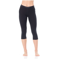 Women's Icebreaker 200 Oasis Legless Bottoms 2024 in Black size Medium | Wool