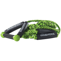 Liquid Force 9 Handle + Knotted Surf Rope 2026 in Green