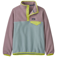 Kid's Patagonia Lightweight Synchilla Snap-T Pullover 2025 in Blue size Medium | Spandex/Polyester