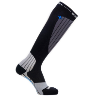 Dissent Snow GFX Compression Hybrid Socks 2026 in Black size X-Large