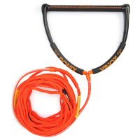 Kid's Ronix Kids Combo Wakeboard Handle + 55 ft MainlineKids' 2024 in Orange | Polyester