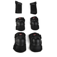 Kid's Triple 8 Little Tricky Jr. 3 Pack Skateboard Pad Set Big 2026 - Fits All in Black | Plastic