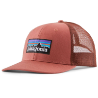 Patagonia P-6 Logo Trucker Hat 2025 in Red | Cotton/Polyester