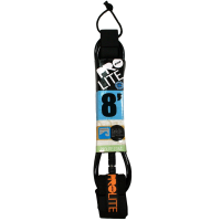 Pro-Lite ' Freesurf Double Swivel Surfboard Leash 2024 in Black size 8 | Neoprene