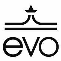 evo 3 Die Cut Sticker 2023 in Black