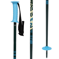 Kid's K2 Decoy Ski PolesBoys' 2022 - 38 in Blue | Aluminum/Rubber