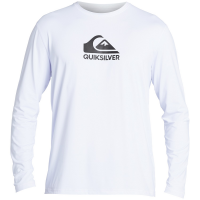 Quiksilver Solid Streak Long Sleeve Surf T-Shirt 2021 - Large in Blue | Elastane/Polyester