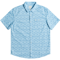 Quiksilver Sun Medallion Short-Sleeve Shirt 2021 - Medium Blue | Cotton