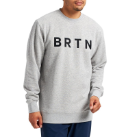 Burton BRTN Crew Sweatshirt 2021 - Medium Black | Cotton/Polyester