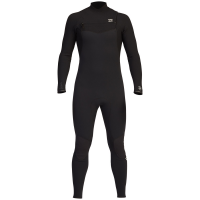 Billabong 4/3 Furnace Comp Chest Zip Wetsuit 2021 - Large in Black | Nylon/Neoprene