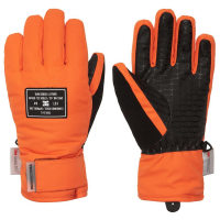 Kid's DC Franchise Gloves Big 2022 - Large in Orange | Polyester