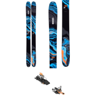 Armada ARW 106 UL Skis + ATK Raider 12 Freeride Alpine Touring Ski Bindings 2022 in White size 180
