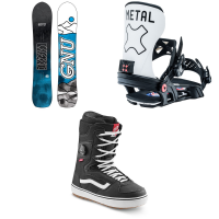 GNU Antigravity C3 Snowboard 2023 - 150 Package (150 cm) + M Bindings in White size 150/M | Polyester