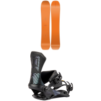 Nitro The Quiver Banker Snowboard 2023 - 156 Package (156 cm) + L Bindings size 156/L | Aluminum/Rubber