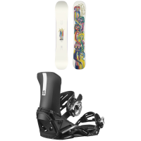 Salomon Abstract Snowboard 2023 - 155 Package (155 cm) + L Bindings in Black size 155/L